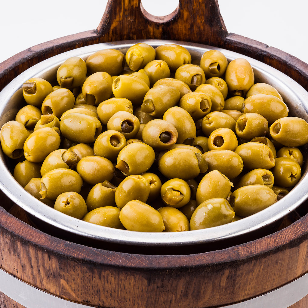 Greek Olives Stuffed with Jalapeno