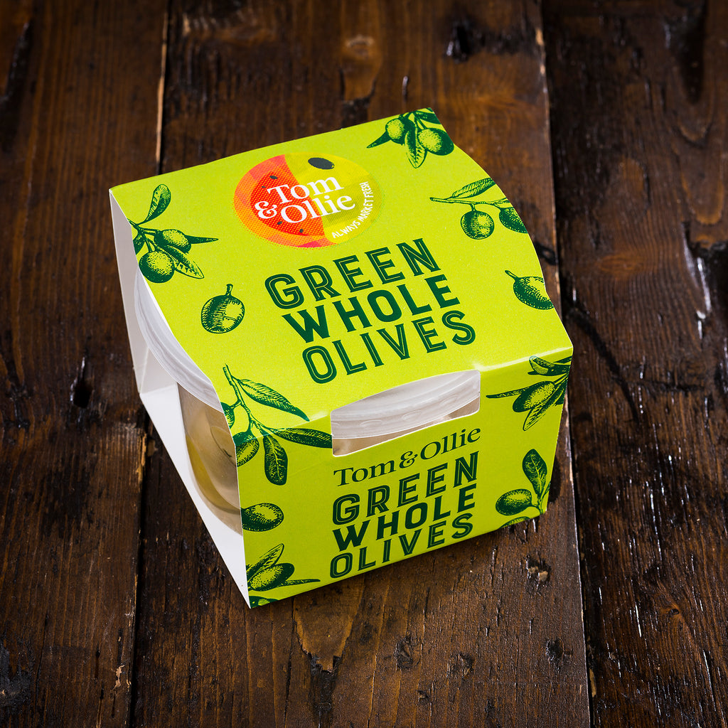 Green Whole Olives by Tom & Ollie