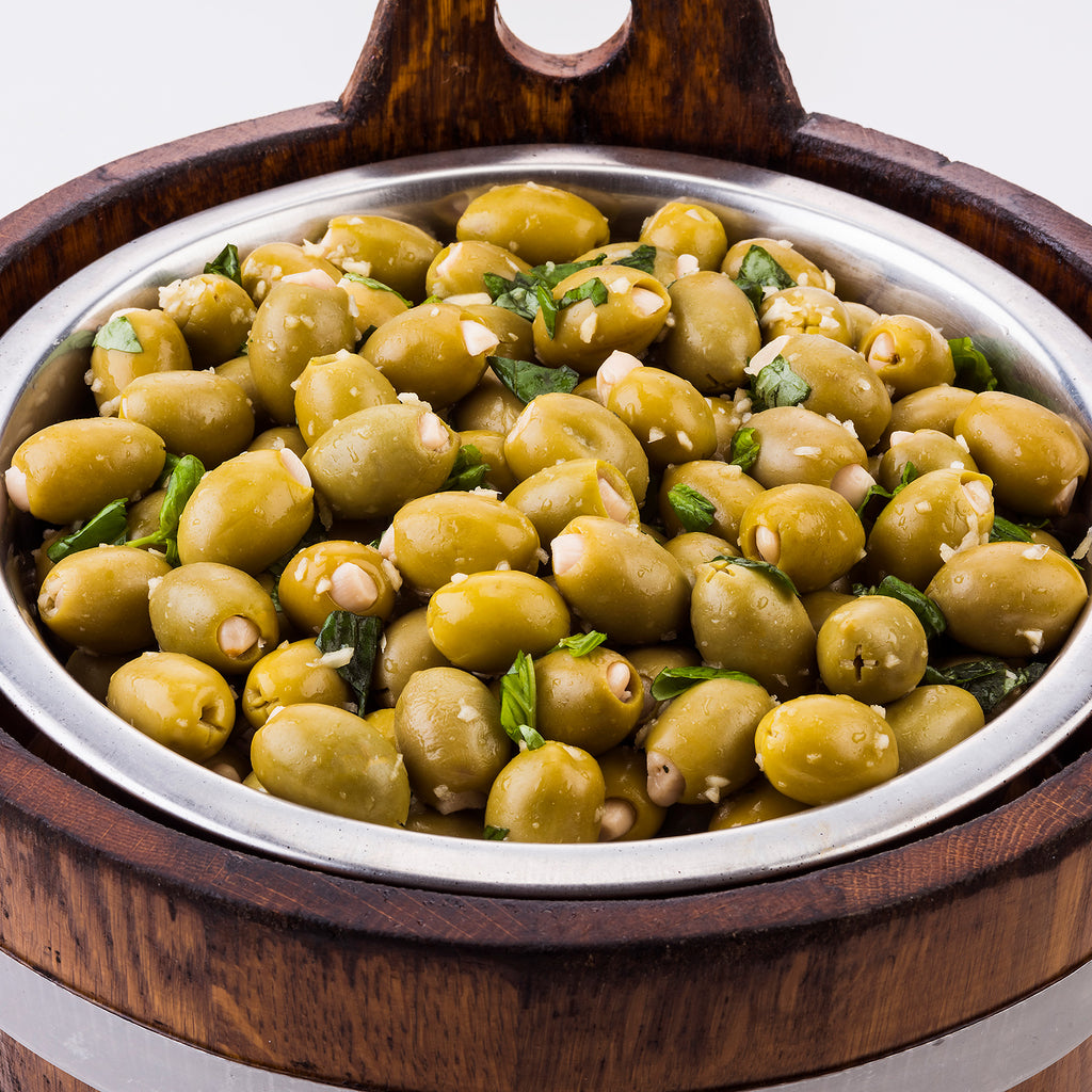 Greek Olives Stuffed with Garlic & Basil