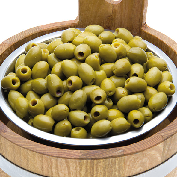 Pitted Green Mammoth Olives