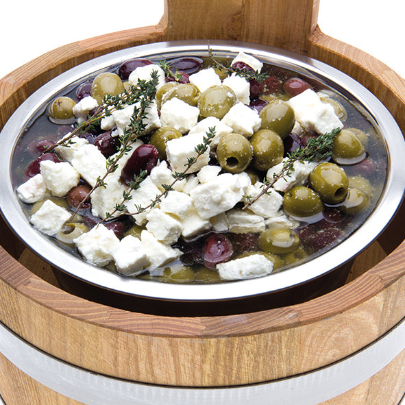 Mixed Pitted Olives with Feta Cheese