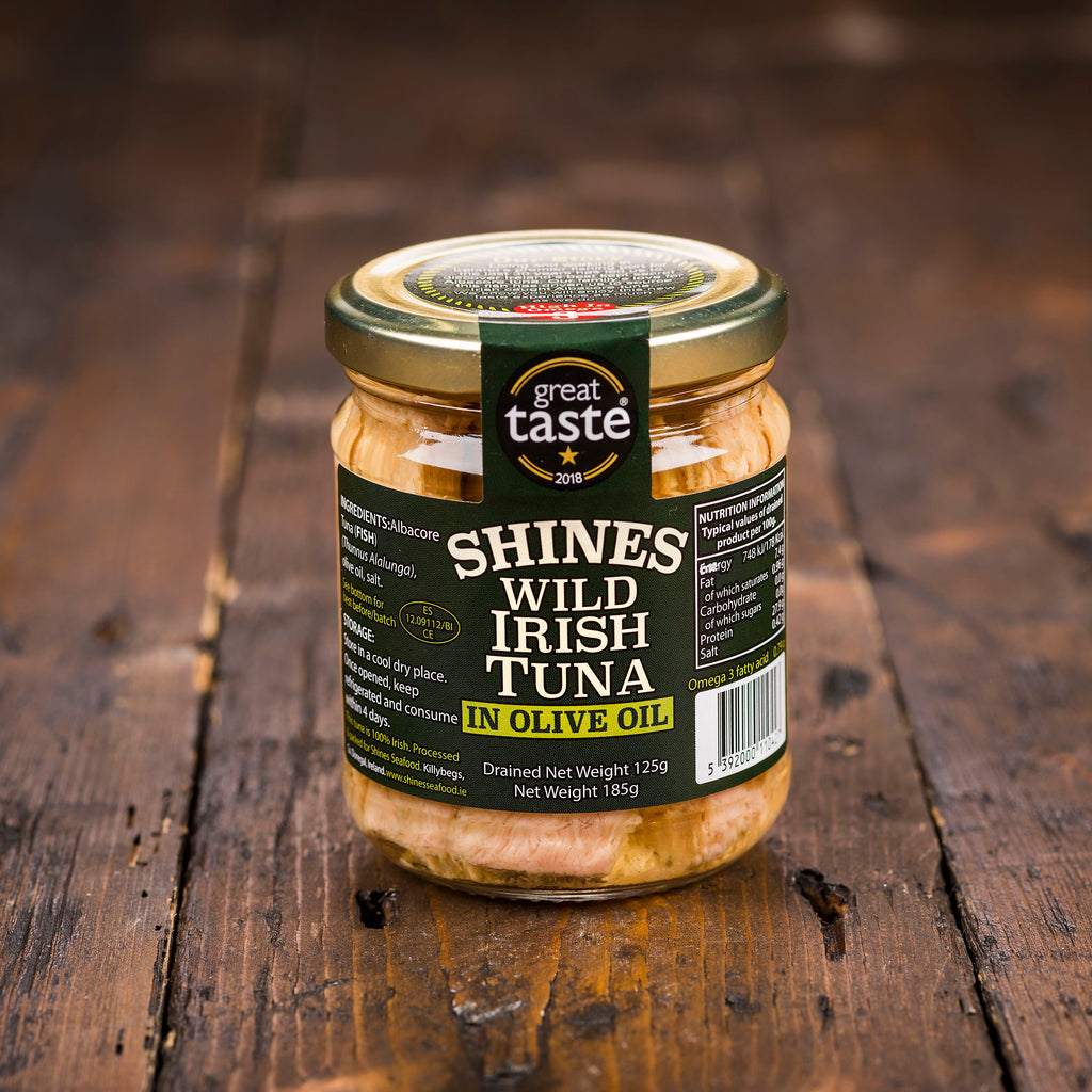 Shines Wild Irish Tuna in Olive Oil (185g)